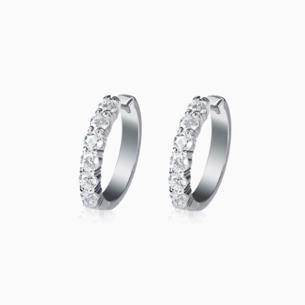 Dangle pave bridal rings